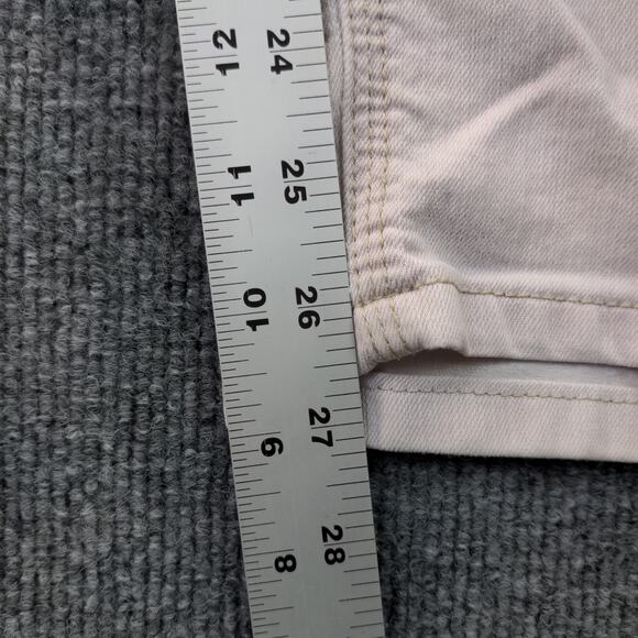 Chico's So Slimming Womens Pants Jeans Size 1.5 Beige Light Gray Ankle Zip - Picture 4 of 12